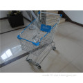 Asian Steel Chrome Supermarket Shopping Cart